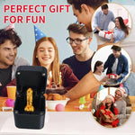 Penis in a Box, Realistic Dildo Mini Penis Adult Sex Toys for Couples,Penis Gag Gifts Funny Prank Adult Toys for Women Men,Surprise Small Pene Gift Box Sex Novelty for Office Desktop Decor