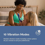 Rave 2 G Spot Vibrator | App Controlled G-Spot Stimulator Vibrator Dildo | Adult Sex Toy For Women & Couples | Personal Massager With 10 Vibration Modes | Waterproof & Rechargeable | Blue