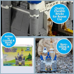 Enchanted Dream Castle Building Blocks Set, 413 Pcs Fantasy Castle Toy For Boys And Girls, Compatible With Lego Bricks, Fun Construction Gift For Kids 6+