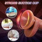 6.3In Realistic Dildo With Strong Suction Cup, Silicone Material, Perfect For Beginner G-Spot And Anal Training, Veined Shaft With Testicles, Unisex Adult Toy, Waterproof, Compatible With Lubricants