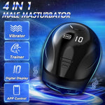 Male Sex Toys Penis Vibrator For Men - Adult Toys Male Masturbator Penis Stroker With Lcd App Control 10 Vibrating Modes, 360° Wrapping Glans Blowjob Trainer, Adult Sex Toys Games Increase Endurance