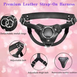 Adjustable Strap On Harness Adult Sex Toys,Comfortable And Secure Strapless Desi Unisex Adult Sex Toy.Adjustable Velcro Straps, For Men, Women, Lesbian Couples, Pegging Play (Black)