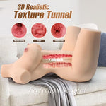 39.7LB Male Sex Doll Full Size TPE Realistic Lifelike Sex Toys (White)