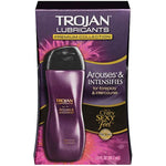 TROJAN Arouses & Intensifies Personal Lubricant, 3 oz. Bundle with Astroglide Lube Plus Libido (2.5oz) Arousal Lube