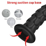 Anal Butt Plug Textured Dildo Sex Toy With Suction Cup Dildo For Adults Women Men Couples G-Spot Massager Anal Vaginal Sex Toys With Fish-Scale Bump And Glans Top Design For Stimulation