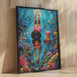 African Girl Sea Adventure 1000 Piece Jigsaw Puzzle for Adults