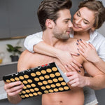 20.75''X16.5'' Position Scratch Off Poster For Adults - 100 Couple Position Challenges - The Love Game Date Night Ideas - Birthday Gift For Him Her Wife Husband