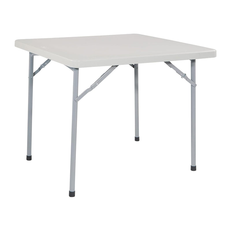 Resin Folding Table For Banquets, Picnics, And Parties, 36 Inch, Square