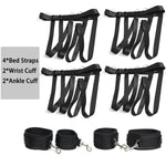 Bdsm Sex Bondage Restraints Kit Toys Cuffs Set Bed Restraint Straps For Adult Play Queen Sized Bed Fuzzy Sex Handcuffs Hand Cuff Bracelets Set For Women Adults Bedroom Couples Thigh Restraints Sweater