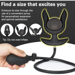 Inflatable Expand Anal Plug, Remote Control Expandable Anal Vibrator With 10 Vibration Modes G Spot Stimulator Prostate Massager