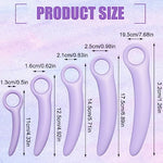 5 Size Silicone Pelvic Floor Muscle Dilator Exerciser, Purple