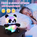 Light Up Panda Stuffed Animal Led Panda Bear Soft Plush Toys Glow In Dark Bedtime Companion With Night Lights Birthday Valentines Christmas For Toddler Kids, 12''