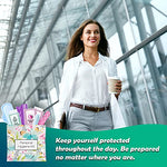 Menstrual Kit All-in-One | Convenience on The Go | Single Period Kit Pack for Travelling, Tweens & Teenagers | Individually Wrapped Feminine Hygiene Products (Butterflies) (60 Pack)
