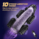 Sex Toys Vibrator Penis Sleeve - Male Sex Toys For Men Penis Extender Dildo Vibrating Cock Ring Sleeve Usb Plug - 5 Vibrators,Adult Toy Male Vibrator Realistic Penis Enlarger Thicken For Mens Couples