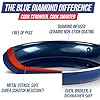 Frying Pan 8” Skillet, Diamond Infused Healthy Ceramic Nonstick, PFAS and PFOA-Free, Dishwasher and Oven Safe, Even Heating, Metal Utensil Safe, Warp Control Base, Blue
