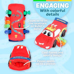 - Bullet Racecar - Develop Fine Motor Skills - Sensory Learning Activity Toys - Toddler Plane Travel Essential