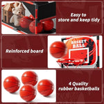Arcade Basketball Game Set For Kids 3-12 Years Old, Kids Basketball Hoop With 4 Balls & Pump, Indoor Outdoor Sports Play Toys, Basketball Games Toys, For Boys Girls Teens