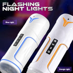 Automatic Male Masturbator Sex Toys For Men?Electric Male Masturbation Cup With 5 Thrusting & Vibrating & Flashing Lights, Men'S Sex Toy Penis Pump Pocket Pussy Stroker Vibrator Blowjob Machine