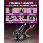 Automatic Sex Machine, Thrusting Dildo Machine With 7 Attachments & Remote Control For Women Men Couples, Adult Sex Toys Machine For Vaginal Anal Massage Masturbation