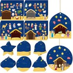 18-Piece Nativity Sticker Set for DIY Christmas Crafts