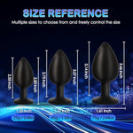 Silicone Anal Plug 3 Drop Butt Plug Trainer Set Prostate Sex Toy Suitable For Beginners Black Butt Plug Kit