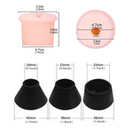 4Pcs Small Penis Pump Replacement With Vagina Sleeve Enlarging Pump Rings Vagina Pump Adult Toys, Male Sex Toys For Men Pocket Pussy Stroker Penis Enlargement Pumps Sleeve Penis Extender