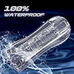 Manual Sucking Extrusion Male Masturbators, Portable Transparent Pocket Pussy Stroker With Vagina Textured Blowjob Machine Sex Toys Penis Tpe Masturbation Sleeve For Men