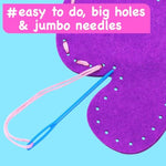 Unicorn Sewing Kit for Kids Ages 4-8, 4 Beginner Projects with Instructions