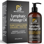Lymphatic Massage Oil for Massage Therapy with Ginger Lavender & Vitamin E