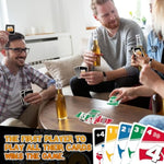 Whodrink-Drinking Card Games For Adults,Bachelorette Party Games, Drunk Couple Games For Date Night, Family Girls Night 136 Flashcards, Age 21+