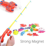 Magnetic Fishing Toy Pole 2 Pack For Replacement | No Fishes Are Included, Bathtime Carnival For Toddler Education Teaching, Party Fishing Poles Rod Ocean Sea Animals Birthday Gift (X-Large)