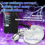 Anal Butt Plug Electric Shock Metal Thread Inserting Toys Anal Butt Plug Electro Power Box Massager Toys For Beginners And Advanced Users Bdsm
