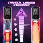 Sex Toys For Men Penis Pump - Automatic Sucking Male Masturbator With Electric Suction Enlargement- 5 Vibration & Suction Pocket Pussy Male Stroker With Rose Sex Toy Inner Sleeve, Penis Extender