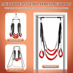 Sex Swing Sex Toys For Couples, Ceiling & Door Sex Swings With Widened Neck Lumbar Hip Pads & Adjustable Sex Straps, Bdsm Bondage Restraints Sex Toy Adult Toys For Sex Game, Holds Up To 300 Lbs, Red