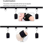 Bed Restraint Sex Adult Bonding Kits For Men Adjustable Wrist Ankle Cuffs Spreaders Bar Adult Play Bondaged Bed Tie Downs For Under Mattress Sex Tie Up Set Women Sex Handcuffs For Couples Toys Sweater