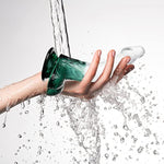 Realistic Dildo Curved Shaft G-Spot Stimulation Penis With Strong Suction Cup Testis And Veins Design For Sensitive Point Sex Stimulation For Woman Man Masturbation Adult Toy (Green)