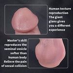 6.54" Realistic Dildo for Beginners Lifelike Silicone Dildos, Suction Cup Dildo Adult Sex Toys Hands-Free Play, Handmade Soft Cock with Curved Shaft for G spot and Anal Prostate Orgasm