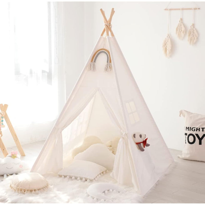 Teepee Tent For Kids Without Mat,Foldable Play Tents For Girl And Boy With