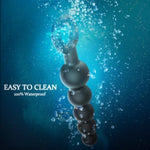 8 Inch Silicone Anal Beads Butt Plug With Pull Ring,Long Anal Dildo With 5 Gradual Knots,Female G-Spot Anal Stimulator & Male Prostate Massager,Big Anal Trainer Stretcher & Anus Dilator Adult Sex Toys