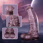 11.4 Inch Extra Large Horse Dildo, 2.5'' Diameter Huge Thick Dildo Monster Big Dildos With Strong Suction Cup For Anal Play, Silicone Animal Fantasy Dildo Anal Plug Sex Toy For Women Men Gay