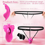 Sex Toys Panty Wearable Vibrator - Thong Vibrators Adult Sex Toy For Women, App & Remote Control Clitoral Vibrators With 9 Vibration Modes, G Spot Dildo Female Sex Toy, Butterfly Vibrator For Couples