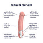 Master Vibrator Sex Toy | Adult Toys For Women | Xxl G-Spot Clitoral Stimulation Vibrator | Vibrating Sexual Pleasure Device | Stimulation Vibrators | Female Wellness Tools | Woman Sextoy