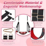Door Sex Swing With Adjustable Straps – 2 In 1 Bdsm Thigh Sling Bondage Kit With Soft Pu Leather, Widened Plush Padding, Heavy-Duty Buckles – Kinky Sex Toys For Couples, Holds Up To 500 Lbs