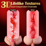 16.8Lb Sex Doll Male Masturbator Pocket Pussies, Adult Sex Toys Realistic Big Pussy Ass Sex Doll Stroker 3D Lifelike Soft Butt With Vagina And Anal Channel For Men Masturbation Pleasure