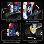 5 In 1 Robot For Kids Ages 8-12,Remote Control & App Programmable Robotics, Eye Coding Toys-Diy Building Science Educational Kit, Stem Robot Kits Present For Teen Boys Girls (603 Pcs)