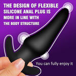 Silicone Anal Plug,Pack Of 4 Silicone Anal Plugs Training Set With Flared Base Prostate Sex Toys For Beginners Advanced Users(Coloured)