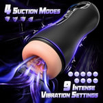 Male Masturbator Penis Pump, Sex Toys For Men With 4 Suction & 9 Vibration Modes, Hands-Free Male Sex Toy With Led Display, Adult Toys, Mens Sex Toys, Pumps & Enlargers For Men'S Pleasure