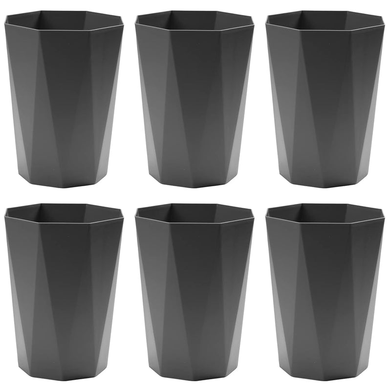 12L Trash Can Wastebasket Plastic Trash Bin Garbage Container Rubbish Can Paper