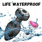 Anal Plug Sex Toys Vibrator, 2Pcs Anal Plug Set, 10 Vibrating Modes, Remote Control Prostate Massager Butt Plug, Waterproof G-Spot Stimulator Toy For Gay Men Couple