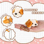 20 Pcs Mini Stuffed Animal Dog Bulk Adopt A Puppy Soft Christmas Party Favor Puppy Gift For Kids Christmas Charity Donation Classroom Goodie Stuffer(Stylish Style,Classic Color)